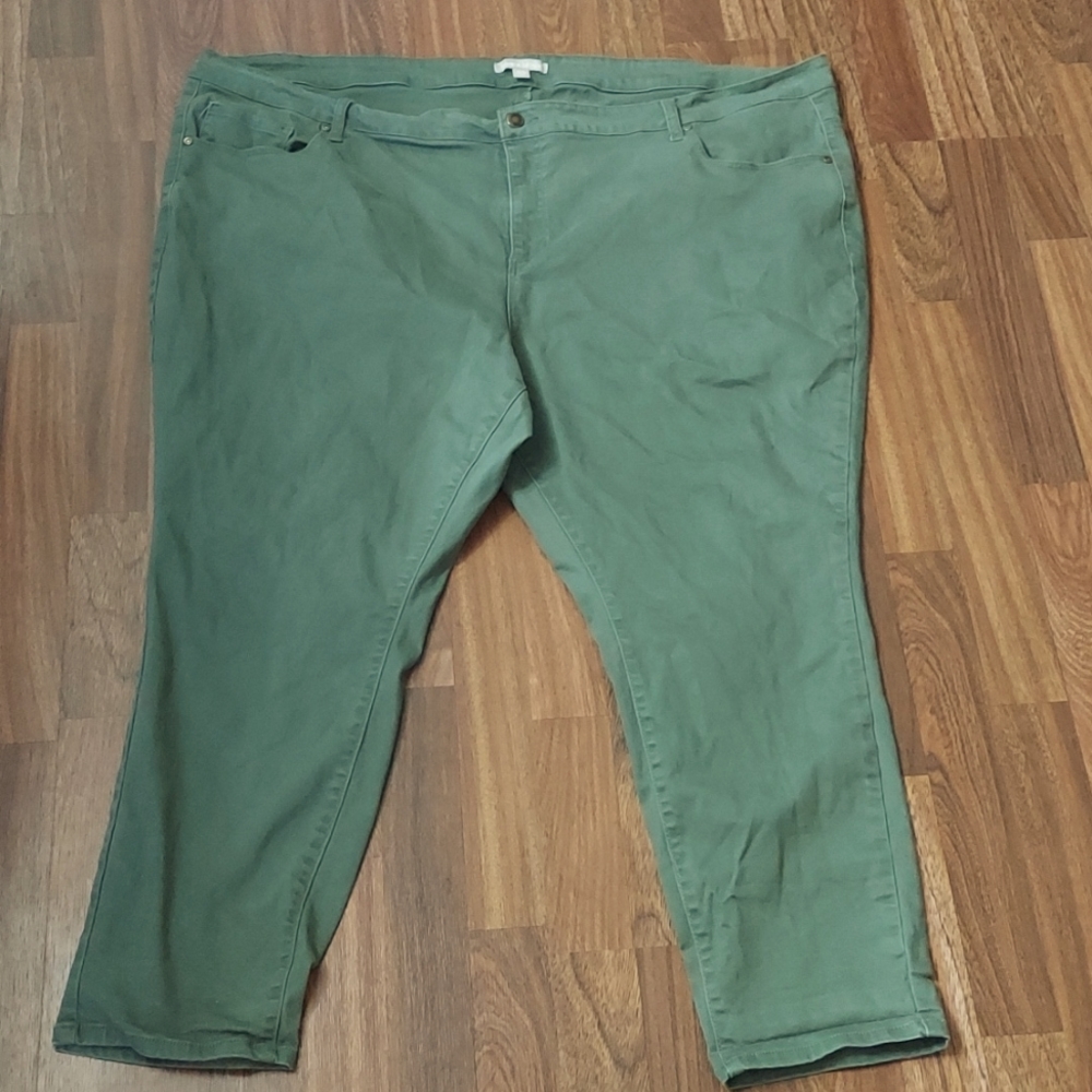 Woman Within Green Jeans Sz. 30W